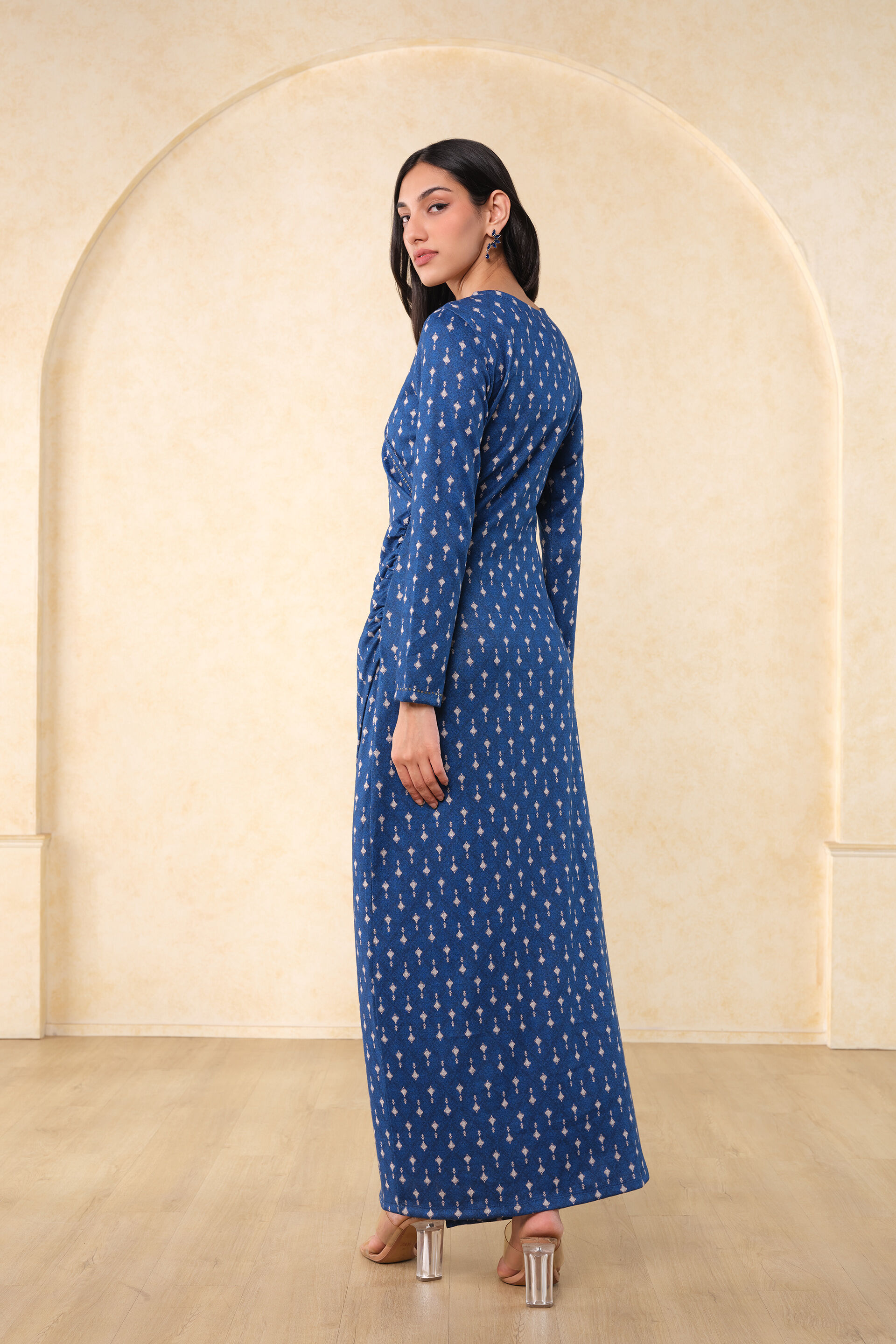 Thumka Maxi Dress, Blue, image 5